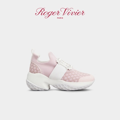 【24期免息】Roger Vivier/新品RV女鞋Viv' Run织物休闲鞋