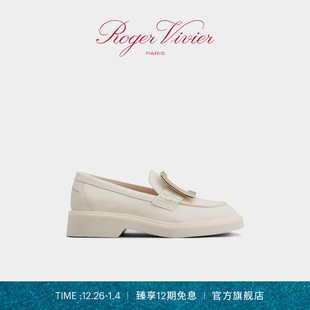 Rangers金属扣皮革乐福鞋 Roger Viv RV女鞋 Vivier