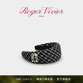 RV配饰Efflorescence格子呢发箍 Vivier 新年礼物 Roger