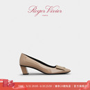 24期免息 Roger Vivier Vivier漆皮方扣高跟婚鞋 RV女鞋 Belle