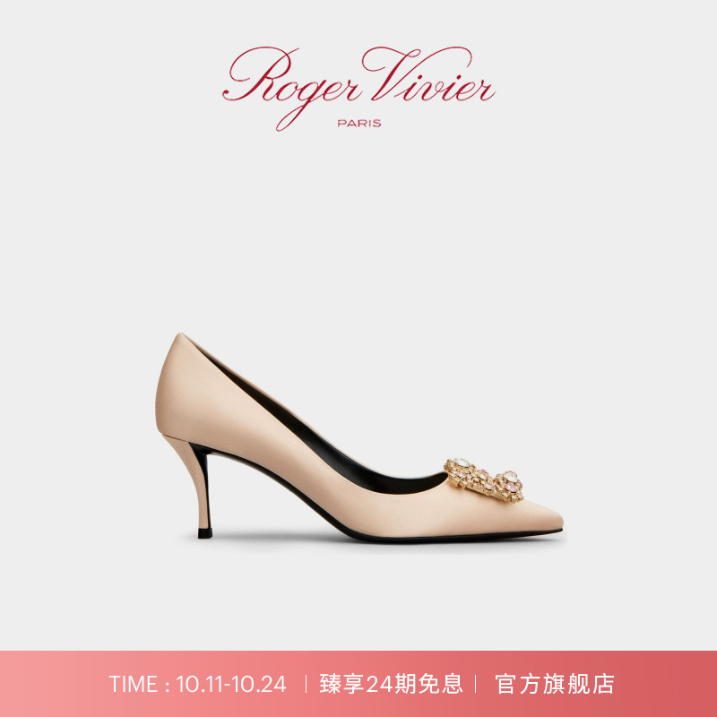 FlowerStrass高跟鞋婚鞋单鞋