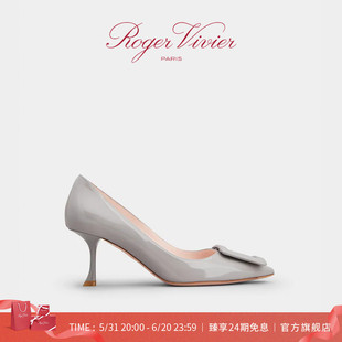 The Viv Vivier City漆皮细跟高跟鞋 Roger RV女鞋 24期免息