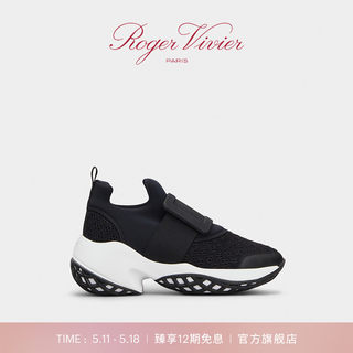 Roger Vivier/RV女鞋Viv Run方扣圆头休闲老爹鞋