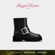 Viv Rangers皮革机车靴 Vivier RV女鞋 新年礼物 Roger