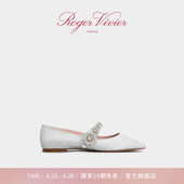 24期免息 Bouquet Roger RV女鞋 Flower芭蕾舞鞋 Vivier