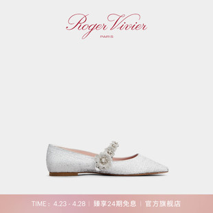 24期免息 Roger Vivier Flower芭蕾舞鞋 RV女鞋 Bouquet