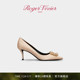 新年礼物 Flower Roger Vivier RV女鞋 Strass花钻高跟婚鞋 单鞋