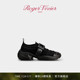 Viv Run织物拼漆皮休闲鞋 Vivier RV女鞋 新年礼物 Roger