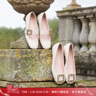 2024新款 Vivier钻扣芭蕾鞋 RV女鞋 Roger Vivier 24期免息 Tres