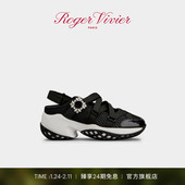 新年礼物 Run织物芭蕾鞋 Roger 新品 Viv Vivier RV女鞋 休闲鞋