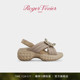 新年礼物 Viv Roger Vivier RV女鞋 Run Light织物凉鞋
