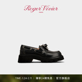 Viv Rangers皮革船鞋 Vivier 2025秋冬RV女鞋 新年礼物 Roger