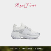 新年礼物 Viv Roger Vivier RV女鞋 Run饰扣休闲鞋 厚底增高鞋
