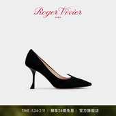 Love细跟尖头浅口高跟单鞋 婚鞋 Vivier RV女鞋 新年礼物 Roger