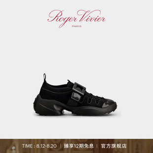 七夕礼物 Vivier Roger Run织物拼漆皮休闲鞋 RV女鞋 Viv