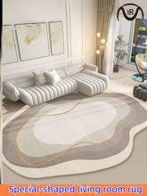 Living room rug shaped sofa bedroom floor mat carpet 地毯