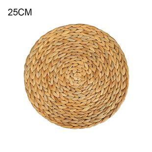 Natural Table Mat Handmade Water Hyacinth Woven Placemat