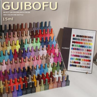 Gel Nail Polish Semi-Permanent Varnish 120 Colors Glitter