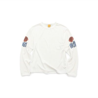 ESOTERIC喜行乐华夫格印花长袖T恤衫THERMAL PRINTED LONG-SLEEVE