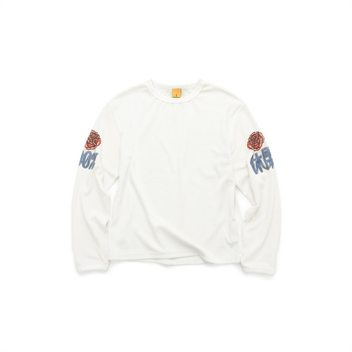 ESOTERIC喜行乐华夫格印花长袖T恤衫THERMAL PRINTED LONG-SLEEVE