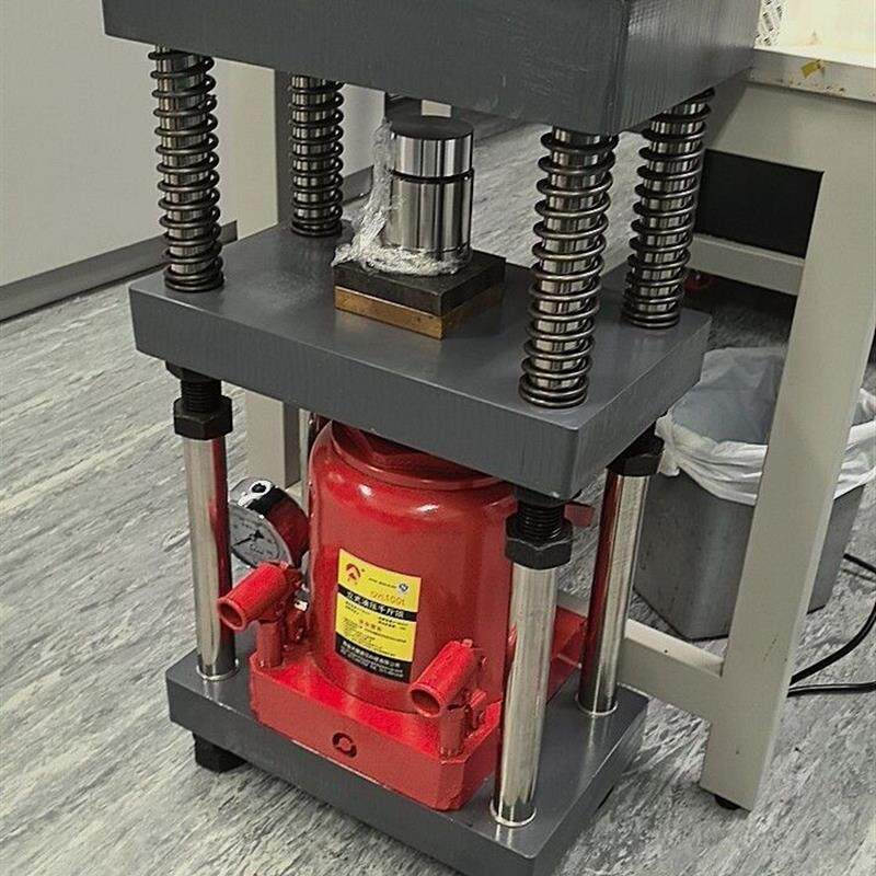 定制手动压力机压钢膜模具液压打饼器实验室专用测试粉未液压片机