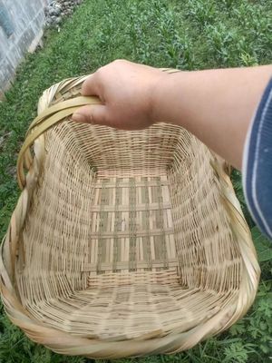 壹菀贩购物篮竹编篮买菜篮子