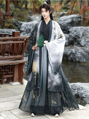 出租汉服男款夏季魏晋武侠风