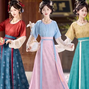 出租汉服女款春夏超仙古风整套租赁唐宋明制魏晋风仙气襦裙古装