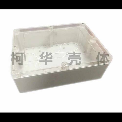 塑料安防监控电源过线盒/接线盒/室外防水盒320*240*110 (透明盖)