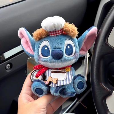 【正版授权】蜂蜜罐史迪仔毛绒公仔包包挂件可爱史迪奇小玩偶挂饰
