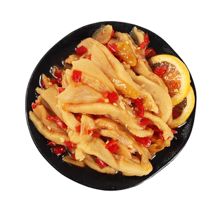 酒神小伟无骨鸭掌柠檬酸辣即食袋装零食小吃多味脱骨鸭爪商用批发