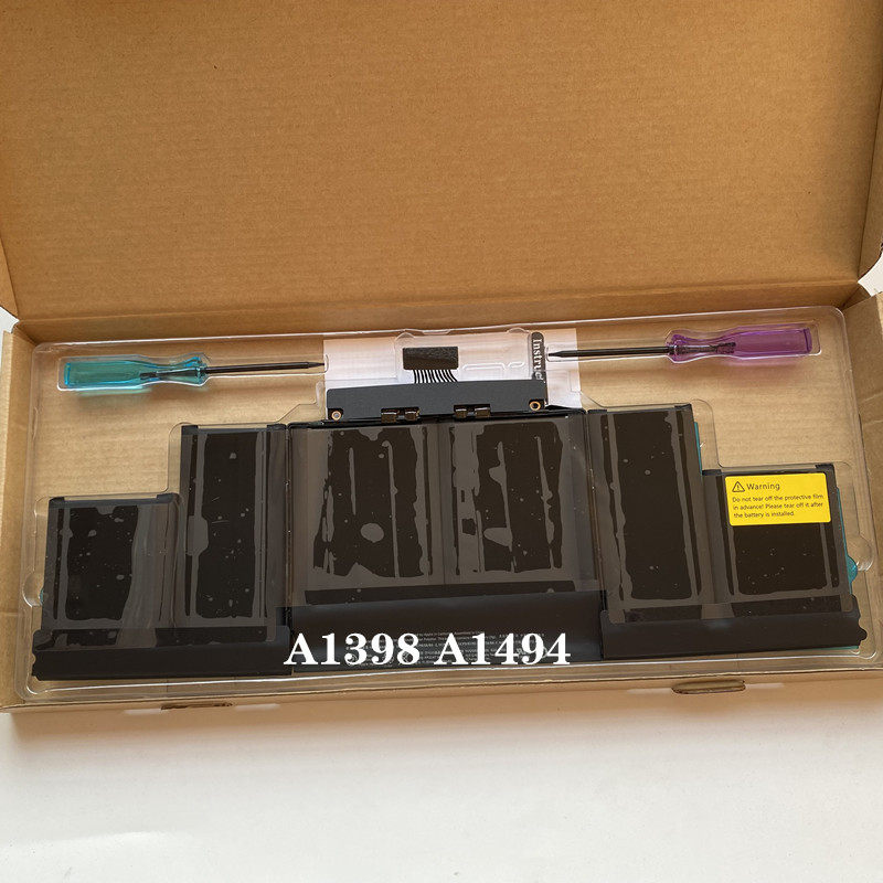 适用苹果PRO retina15寸 A1398 ME293 ME294 A1494笔记本电脑电池