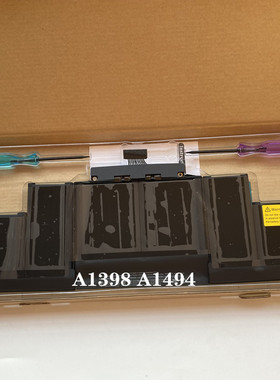 适用苹果PRO retina15寸 A1398 ME293 ME294 A1494笔记本电脑电池