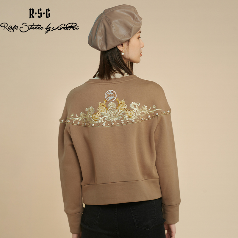 R.S.G礼物套头卫衣棉宽松