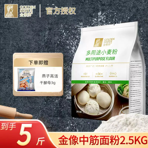 金像牌中筋饺子包子小麦面粉