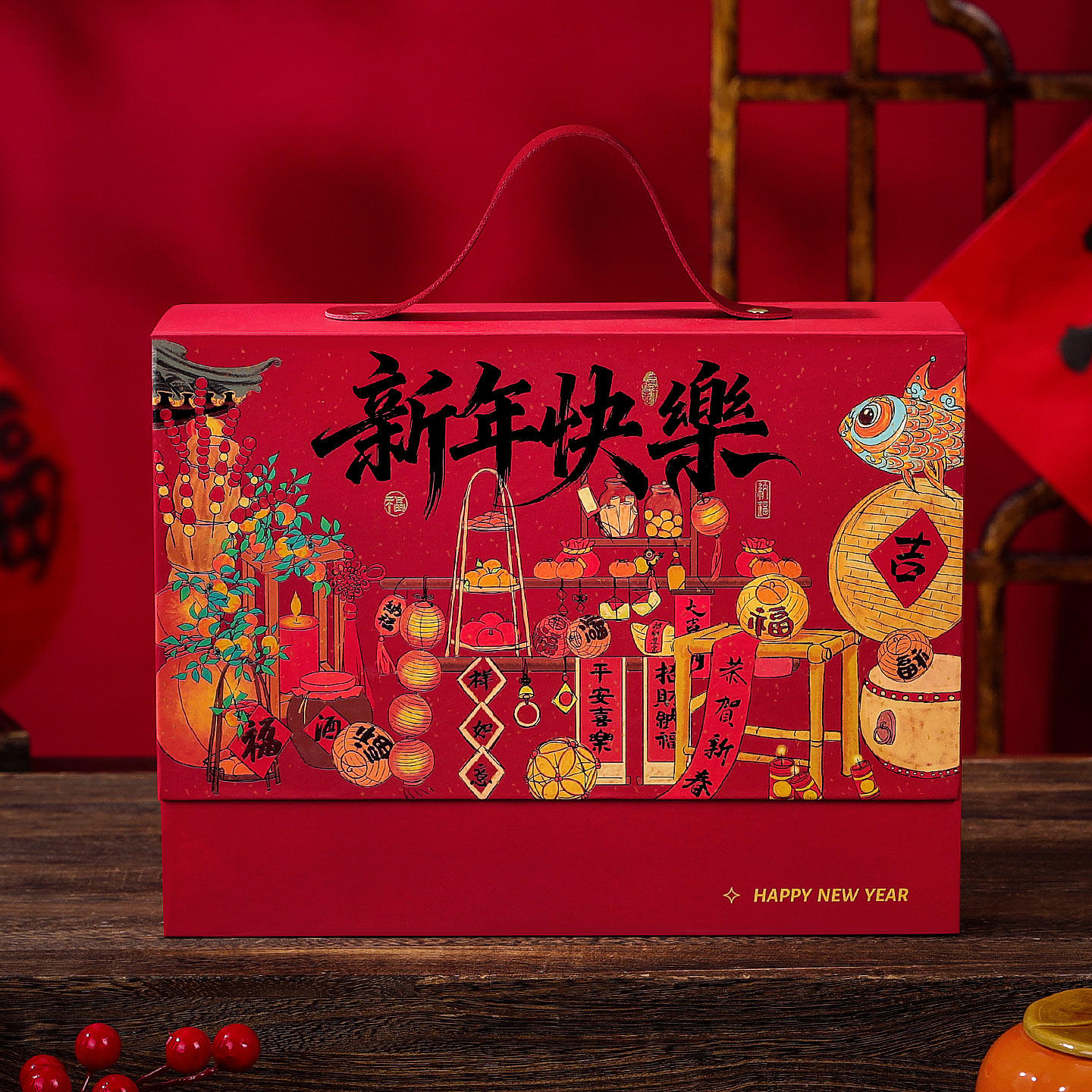 2026新年高档礼盒春节过年送长辈走亲戚点心包装盒零食饼干包装袋,厨房/烹饪用具,点心包装盒/包装袋,淘宝优惠券,粉丝福利购,淘宝优惠卷