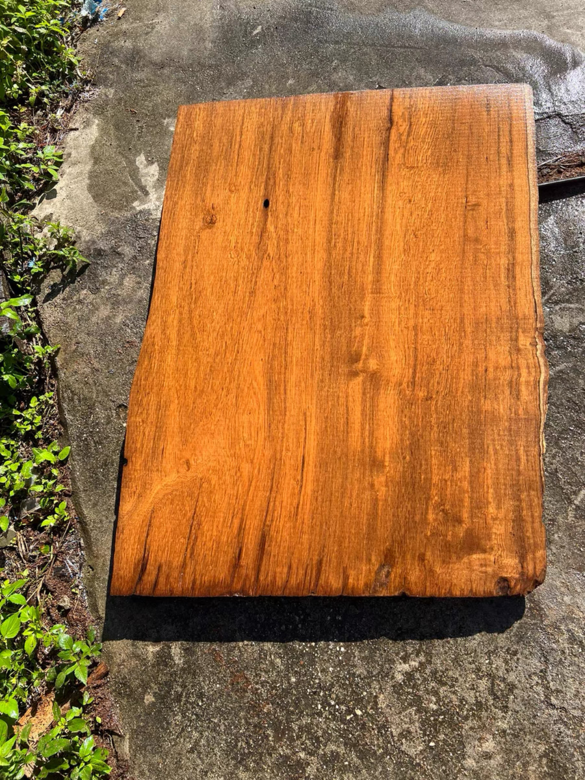 缅甸柚木板实木面板原木板料平板茶盘板干泡台料长100宽74厚6