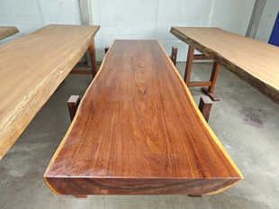 缅甸花梨木平板缅花大板桌电视柜吧台茶桌茶几长212宽65厚9.5cm