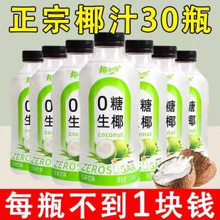 趣小馋椰子汁0糖生椰海南风味植物蛋白饮料0脂代糖椰椰汁早餐饮品