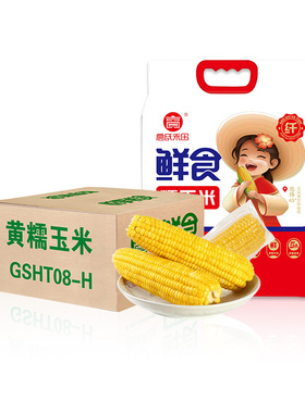 高氏禾田新鲜黄糯玉米现摘东北软糯玉米真空包装香甜非转基因整箱