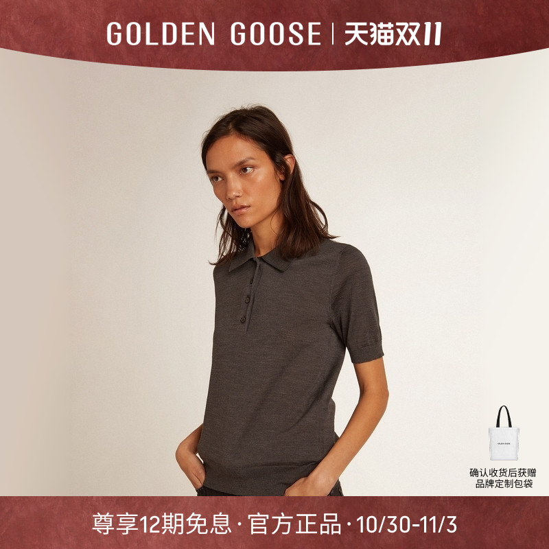 GoldenGoose女装短袖POLO衫上衣