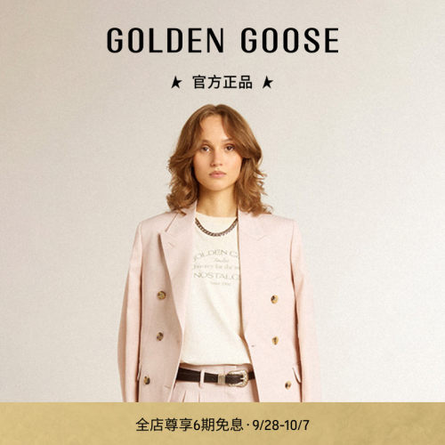【明星同款】Golden Goose男Journey系列印花T恤GGDB