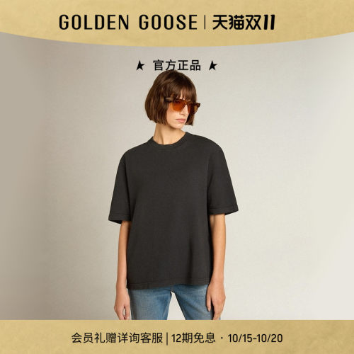 GoldenGoose圆领套头运动T恤