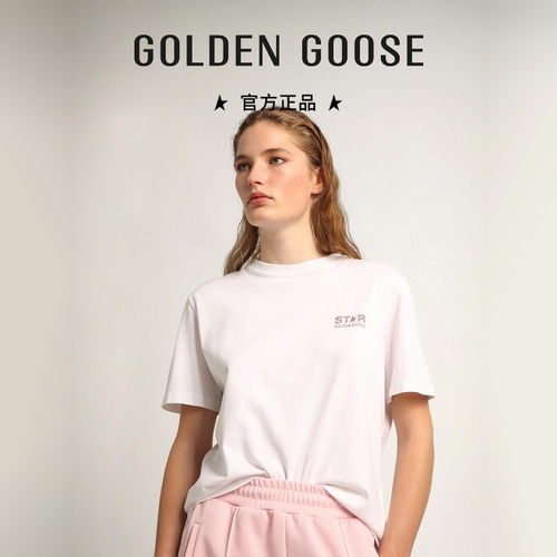 GoldenGoose印花棉质短袖T恤