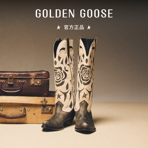【新品】Golden Goose女WISH STAR女式长筒靴GGDB