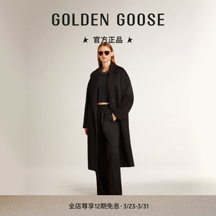 Golden Goose女GOLDEN系列羊毛混纺大衣GGDB