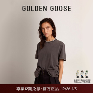 Goose女Golden Golden CollectionT恤 明星同款