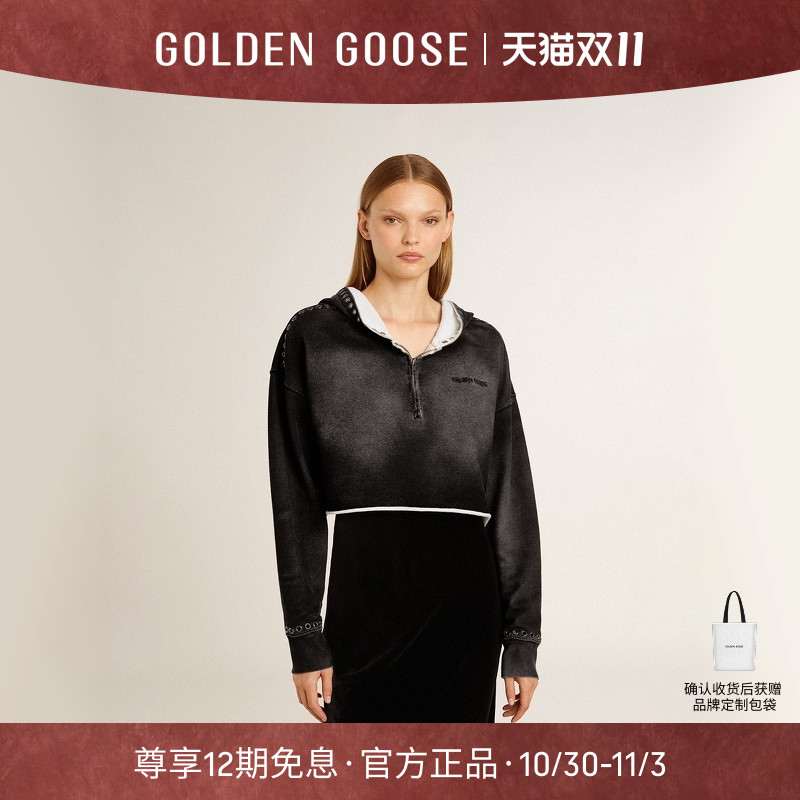 【明星同款】Golden Goose女款Journey做旧卫衣GGDB