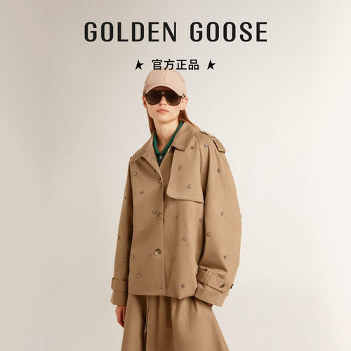 【博主同款】Golden Goose女款JOURNEY装饰短风衣