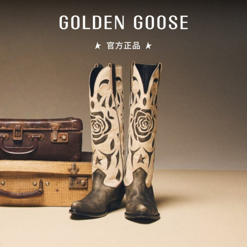 【新品】Golden Goose女WISH STAR女式长筒靴GGDB